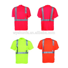 ANSI / ISEA 107-2010 CLASSE 2 protection réfléchissante sécurité chemise homme chemise professionnelle